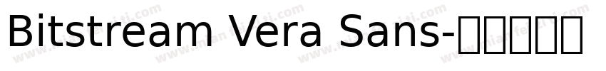 Bitstream Vera Sans字体转换